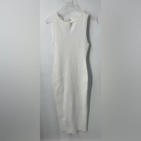 House of CB White Stretch Knit Maxi Dress Small B1835 - Picture 6 of 12